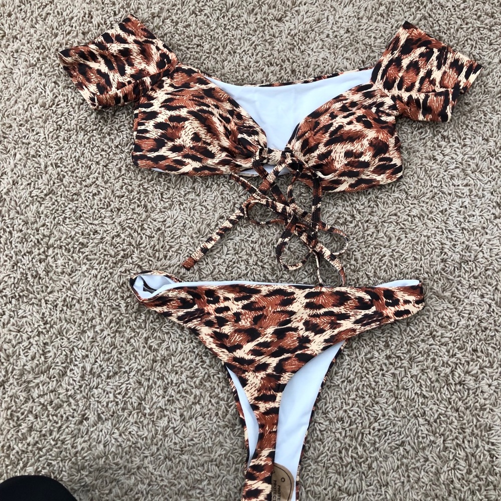 Cheetah print bikini